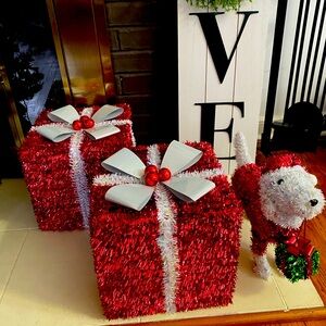 Set of 2 Christmas Gift Boxes